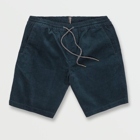 NWT Volcom Frickin Mix Elastic Waist Shorts Curduroy L - Picture 2 of 14